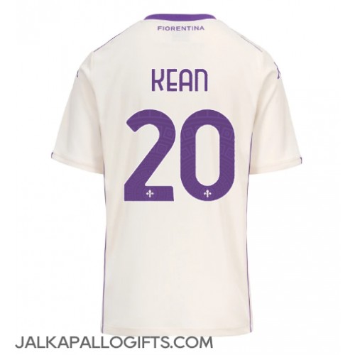 Fiorentina Moise Kean #20 Vieraspaita 2025-26 Lyhythihainen